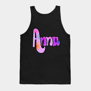 Anna popular girls first name. Personalized personalised customised name Anna Tank Top